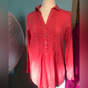 J.Jill tunic. Coral. Oversized.